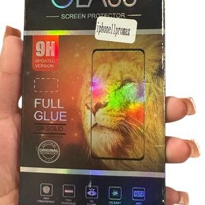 Glass Screen Protector for iPhone 11 Pro Max - Black